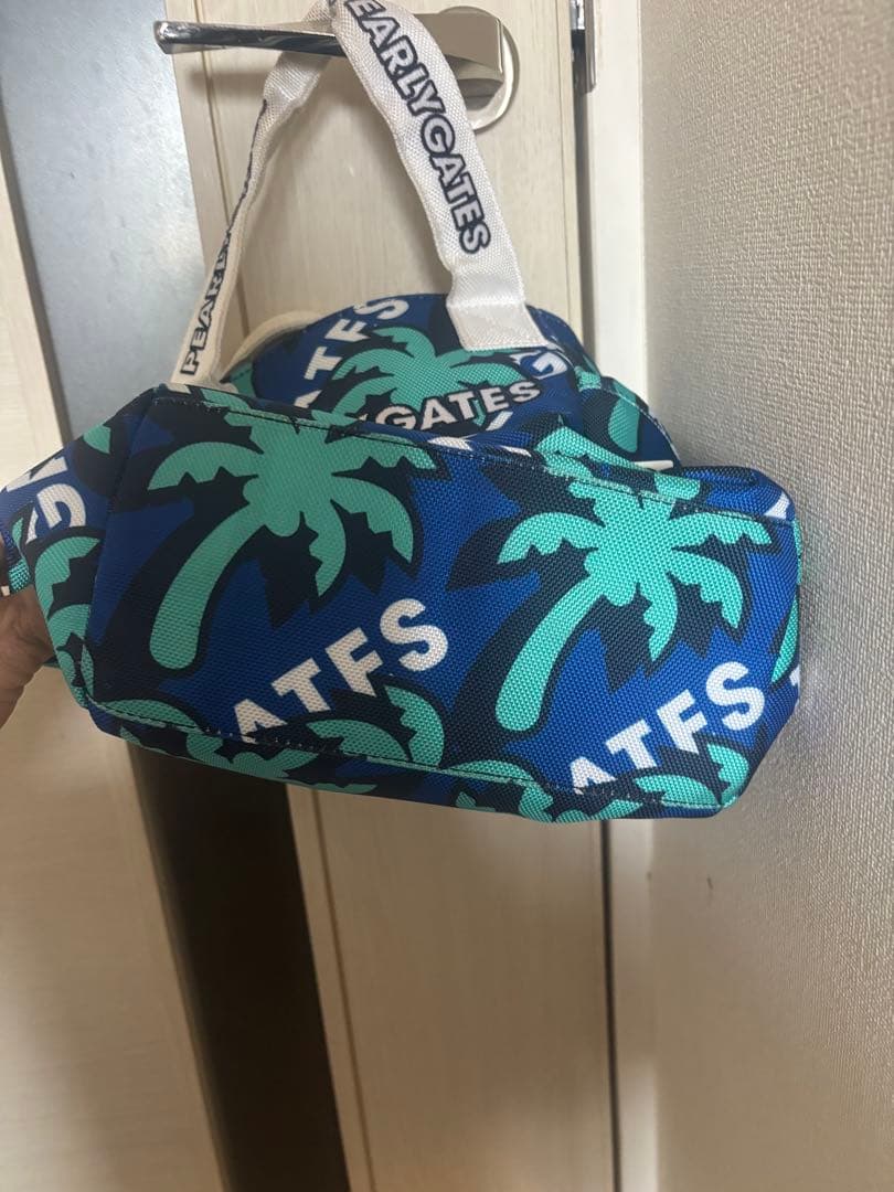 パーリーゲイツ ヤシの木柄 ロッカーバッグ ＆ カートバッグ セット