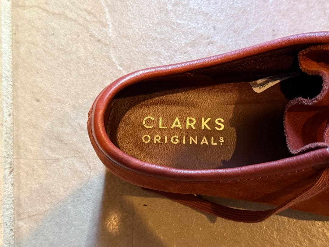 CLARKS originals Wallabee バーガンディスエード