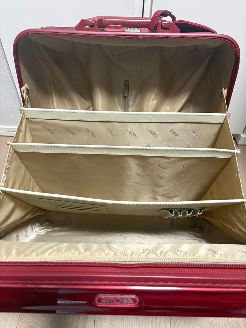 廃盤RIMOWAサルサデラックスビジネストロリー25L赤853.40