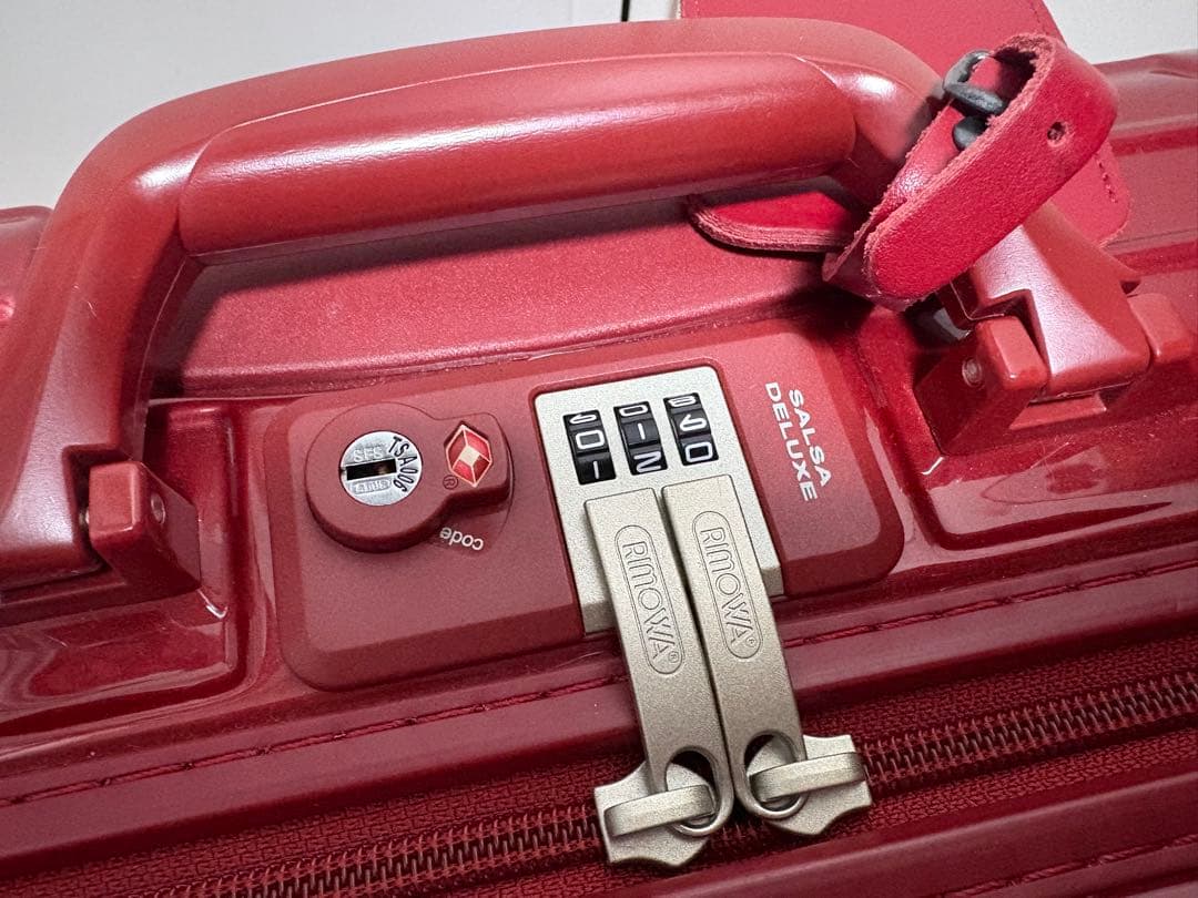 廃盤RIMOWAサルサデラックスビジネストロリー25L赤853.40