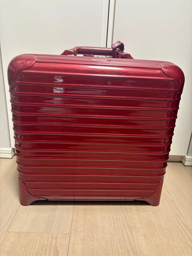 廃盤RIMOWAサルサデラックスビジネストロリー25L赤853.40