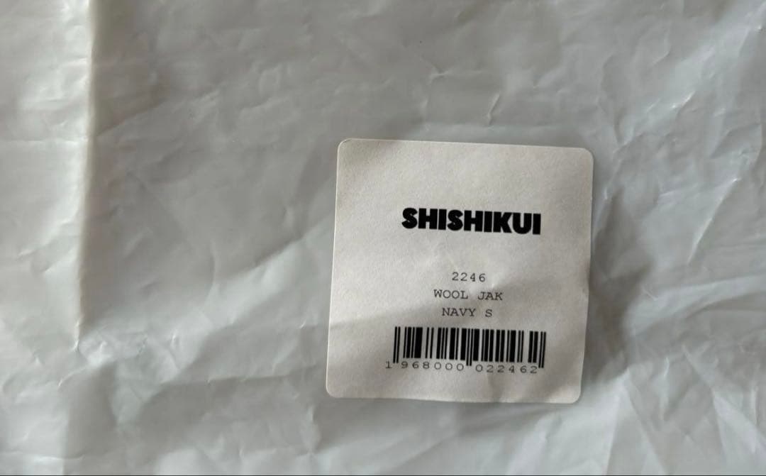 シシクイ　the shishikui WOOL JAK /ネイビー　Sサイズ