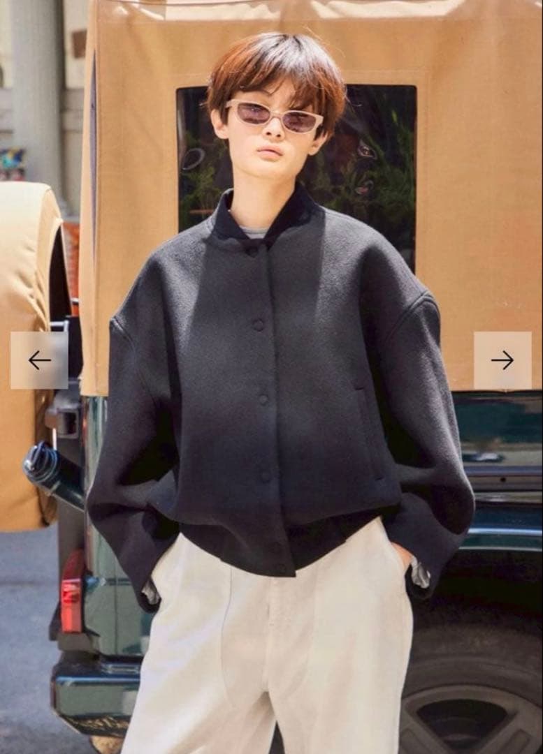 シシクイ　the shishikui WOOL JAK /ネイビー　Sサイズ