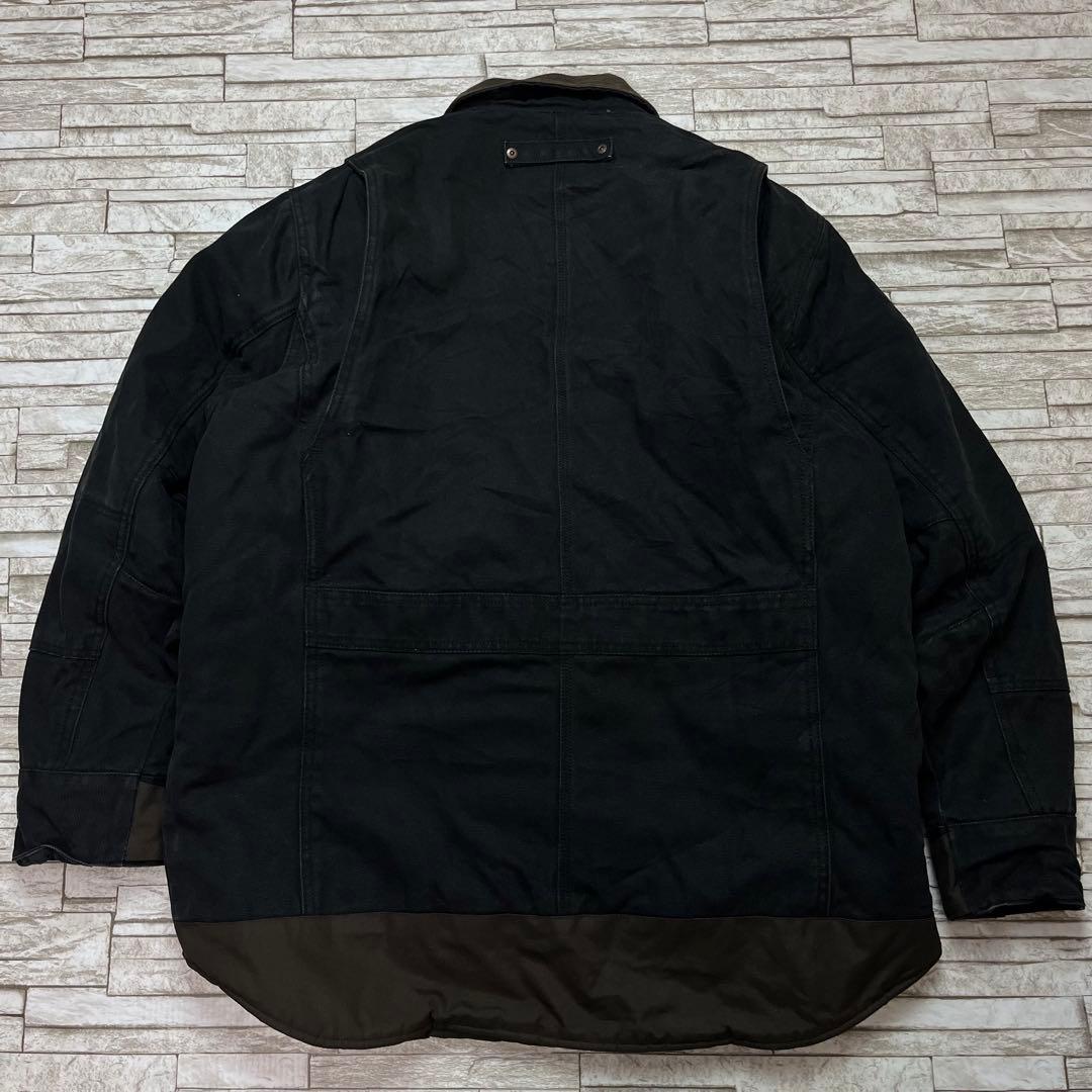 90s Dickies ダックジャケット 中綿 ワークジャケット ブラック L