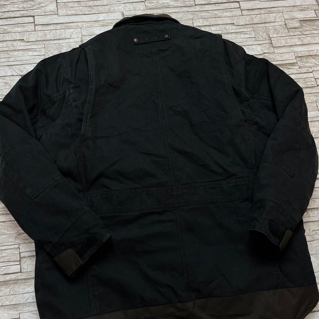 90s Dickies ダックジャケット 中綿 ワークジャケット ブラック L