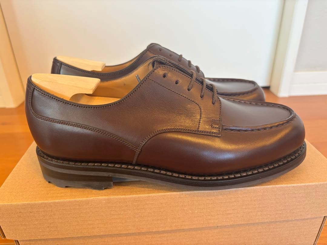 新品 J.M. WESTON Golf ゴルフ 641 6D 純正シューツリー付