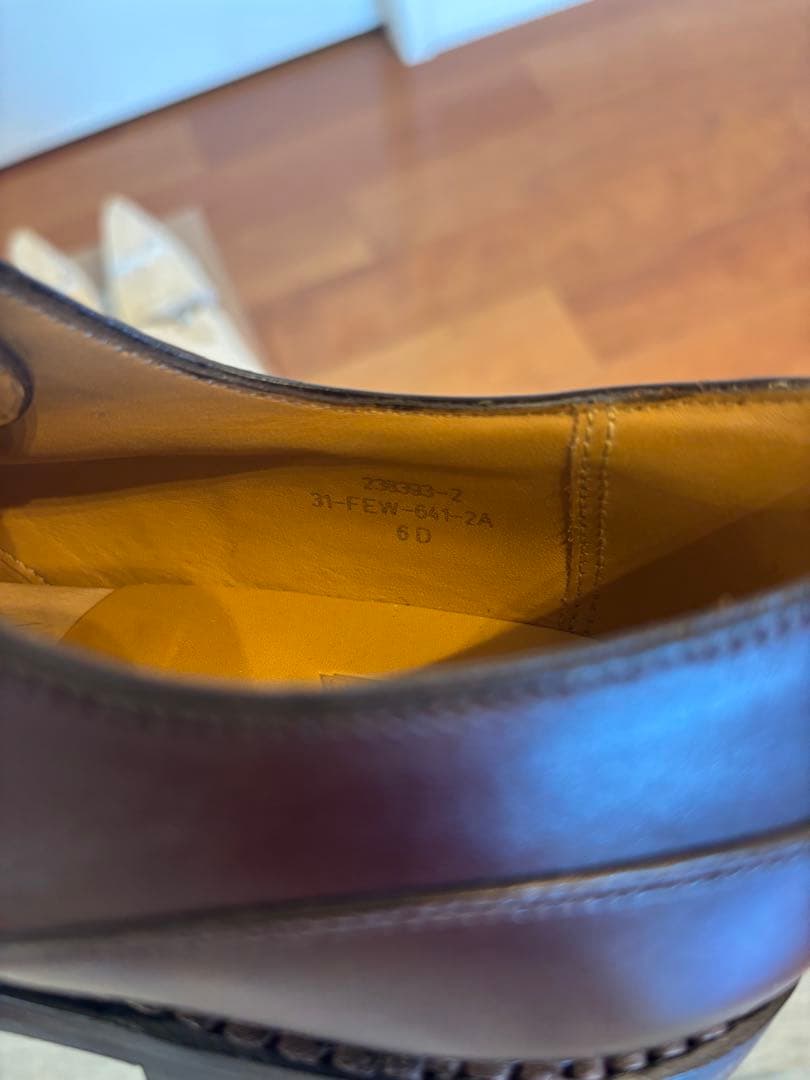 新品 J.M. WESTON Golf ゴルフ 641 6D 純正シューツリー付