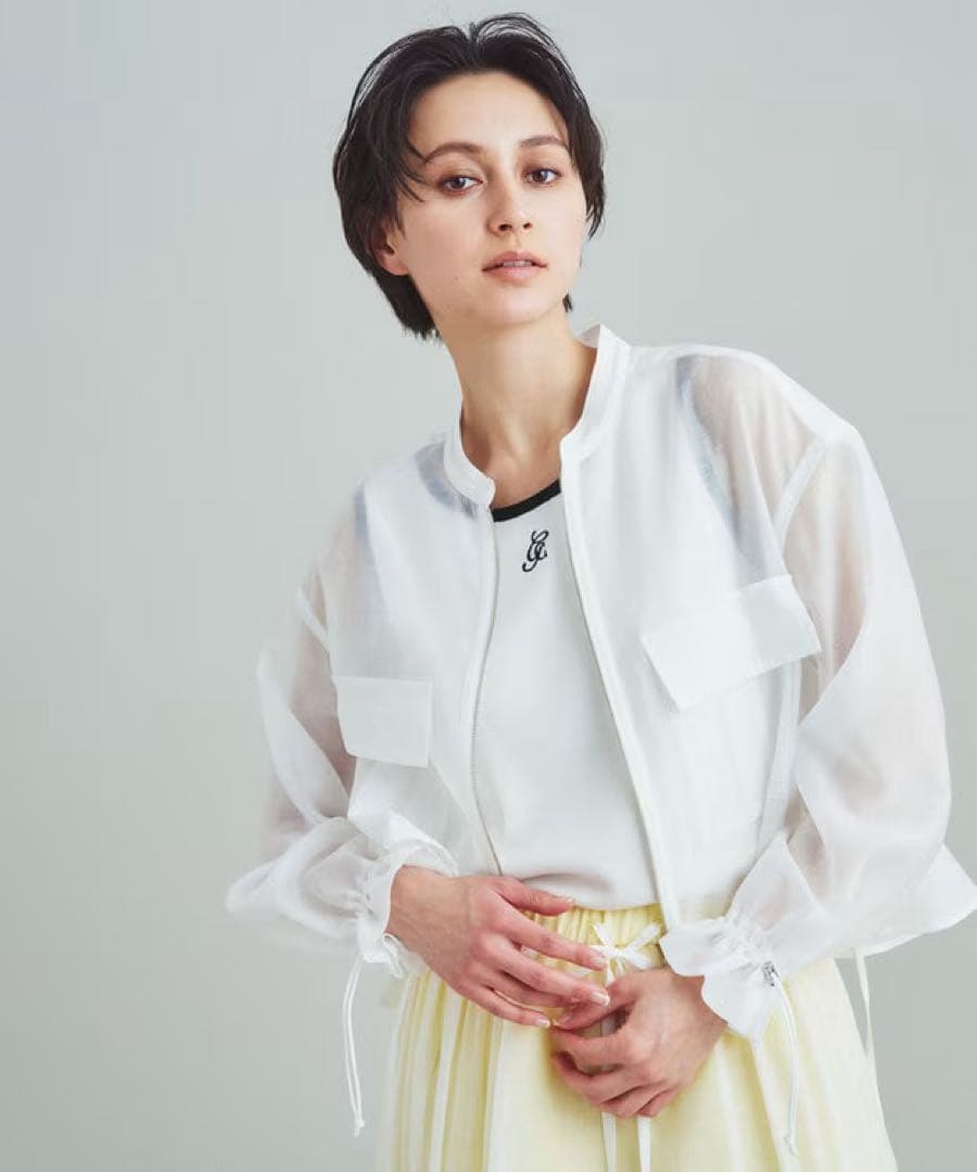 【Saki】バックコンシャスブルゾン