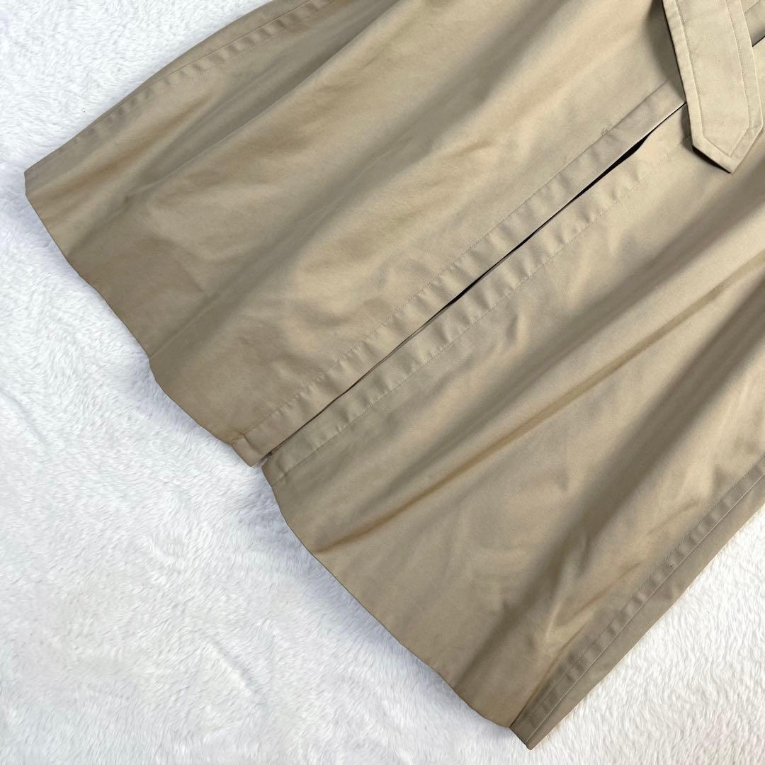 美品✨バーバリー ロング トレンチコート ハニーベージュ ウールライナー XL