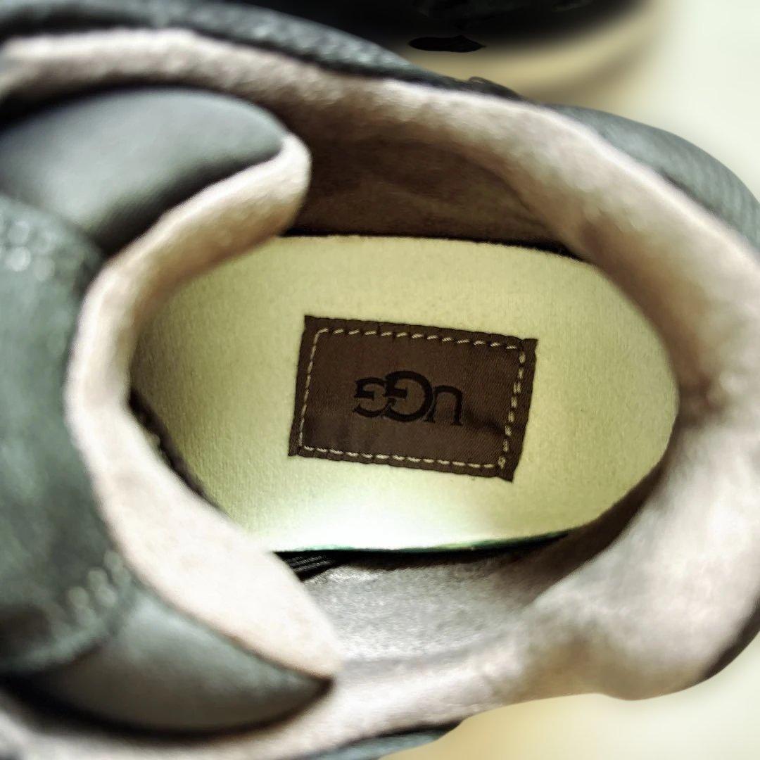 GOLDENCUSH　ブラック スエード メッシュ スニーカー　23