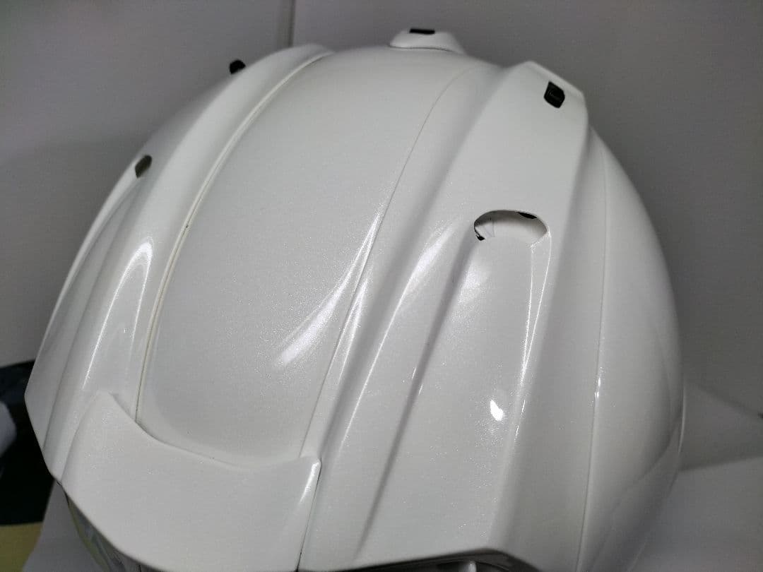 オマケ多数Arai VZ-RAM PLUS グラスホワイトMサイズ57〜58cm