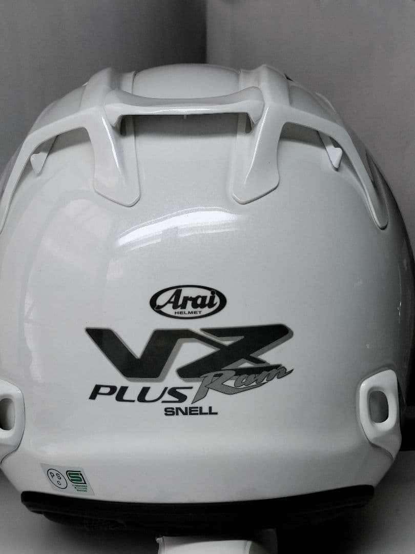 オマケ多数Arai VZ-RAM PLUS グラスホワイトMサイズ57〜58cm