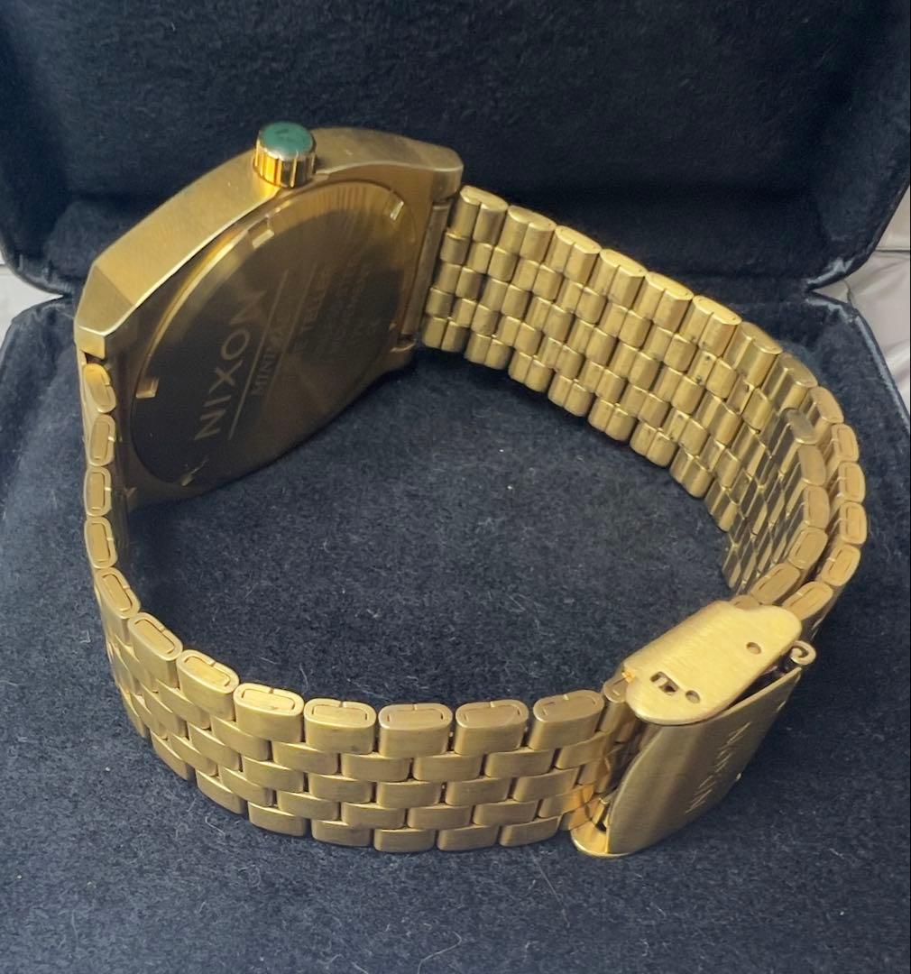 NIXON 【THE TIME TELLER】 グリーン文字盤×ゴールド