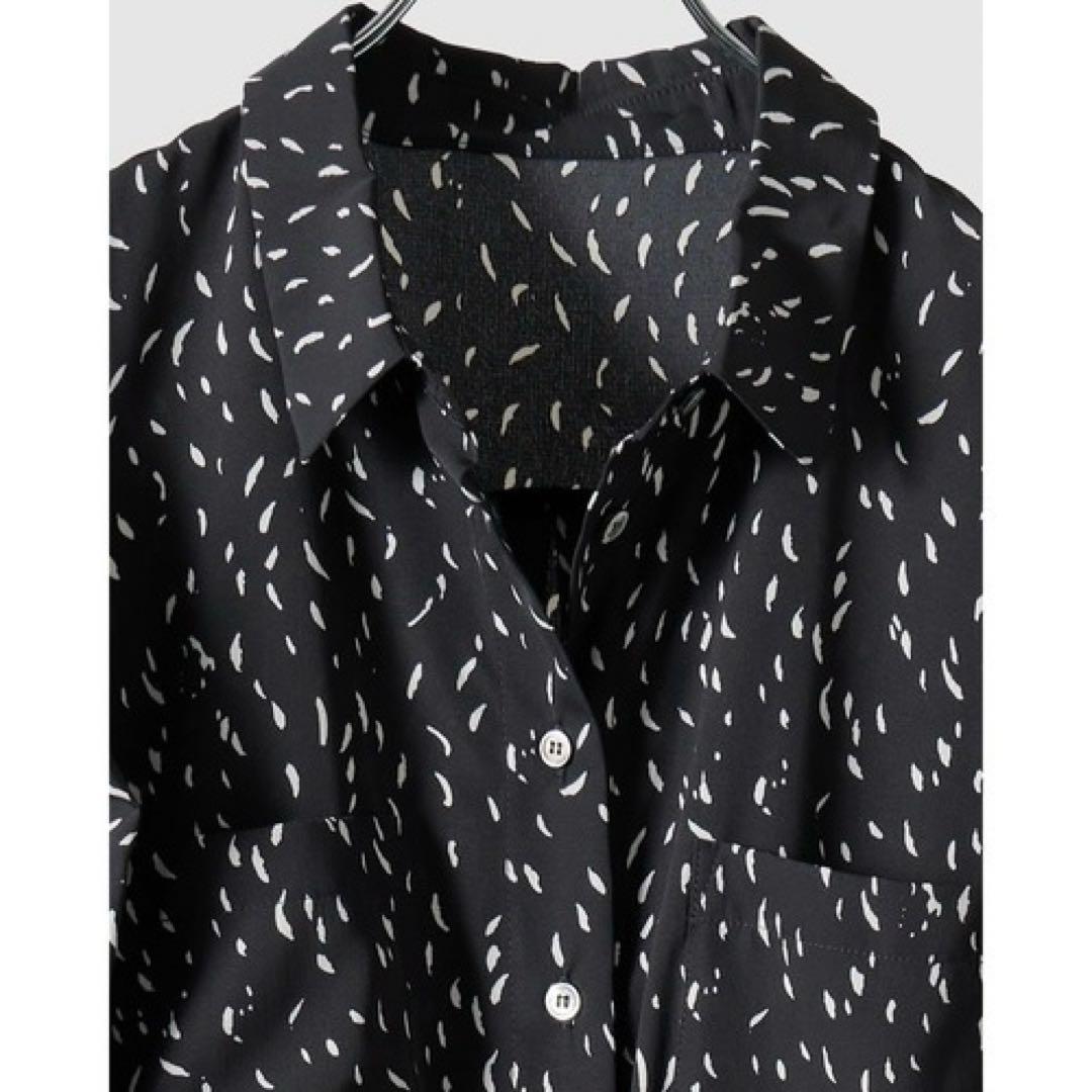 【新品未使用】CHIGNON プリント柄シャツコンビネゾン オールインワン完売品