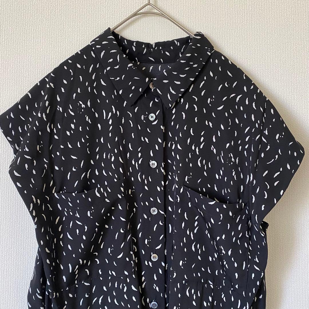 【新品未使用】CHIGNON プリント柄シャツコンビネゾン オールインワン完売品