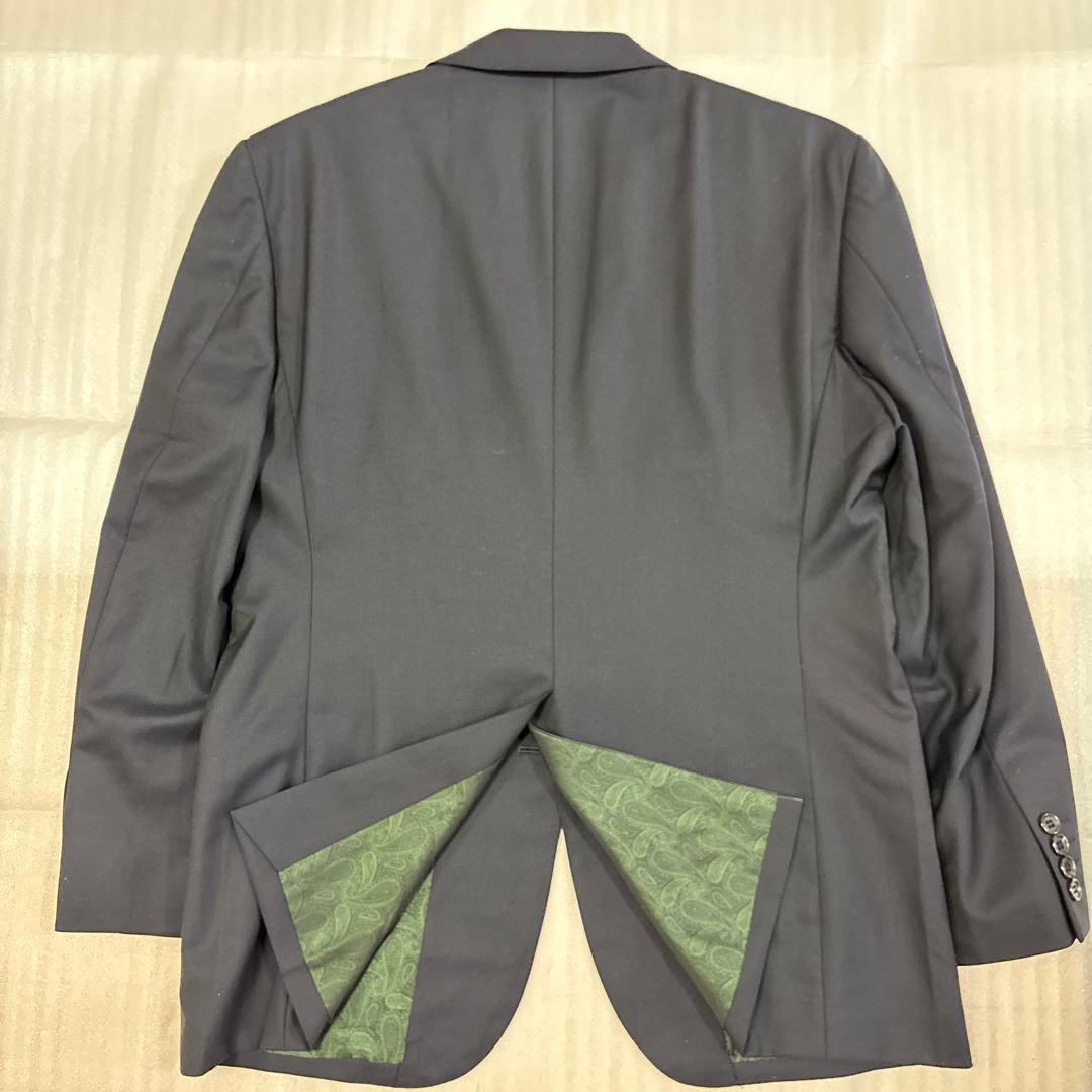 美品✨秋冬大きいサイズ 約BE6 オンワード樫山 オーダー ネイビー スーツ