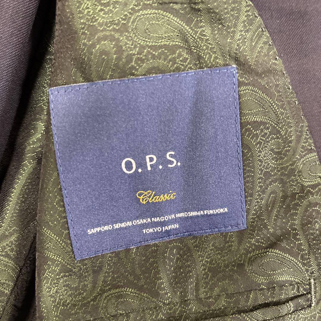 美品✨秋冬大きいサイズ 約BE6 オンワード樫山 オーダー ネイビー スーツ