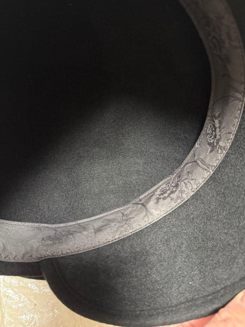 新品未使用★CA4LA★ブラックウールキャスケット★