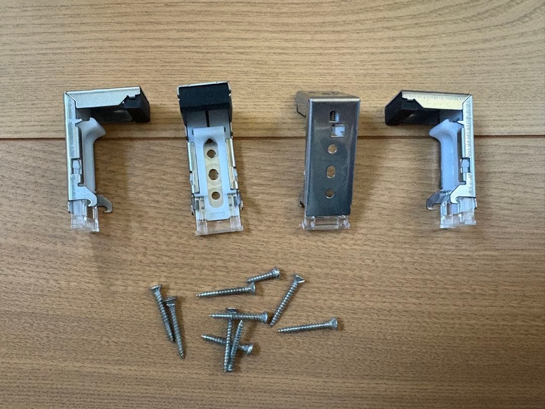 ニチベイ ウッドブラインド 木目調ホワイトW2065mm H1820mm