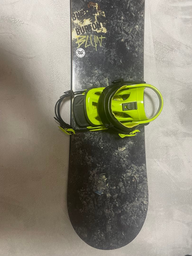 美品　Burton BLUNT スノーボード メンズ　バインディング(劣化有)付