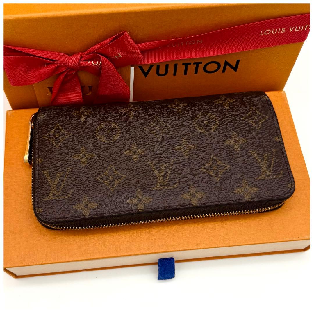 新型❣️ルイヴィトン モノグラム ラウンドファスナー ジッピーウォレット ピンク