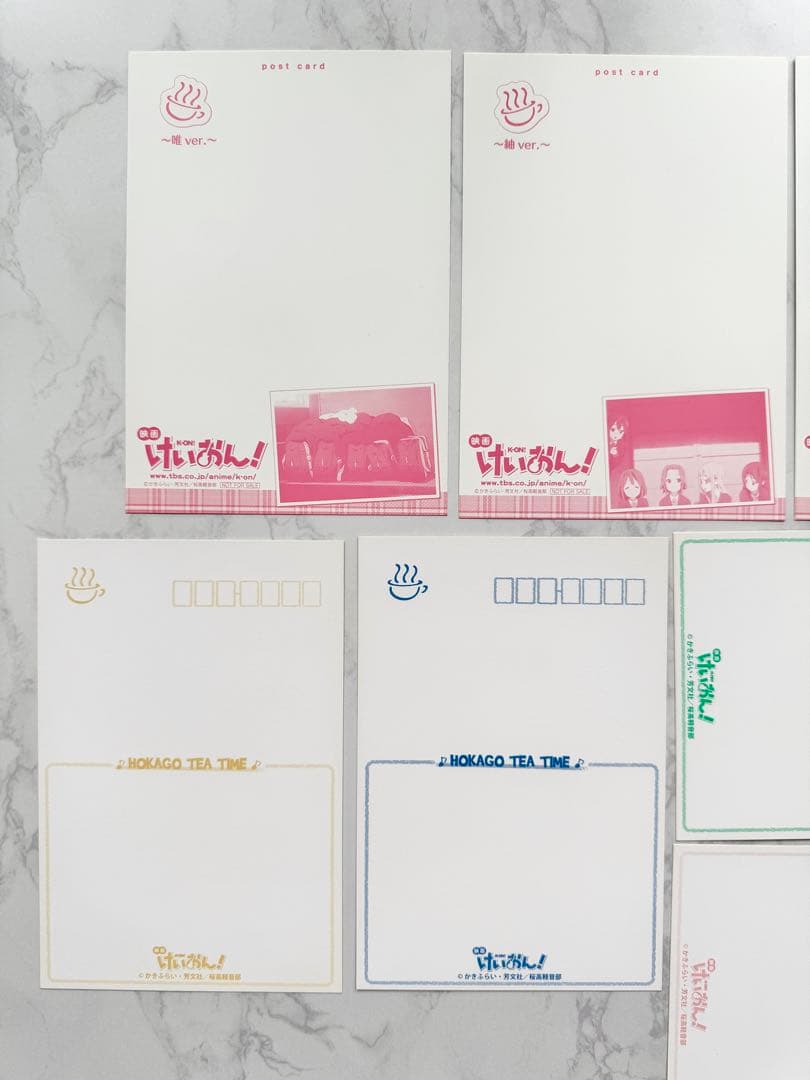 劇場版 けいおん DVD BOX ポストカード ブロマイド