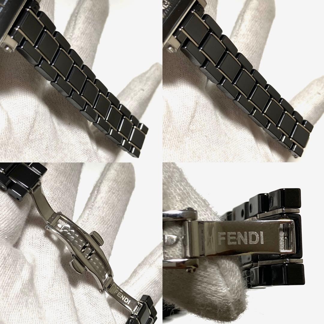美品！　FENDI フェンディ　オロロギ　セラミック　ブラック　レディース腕時計