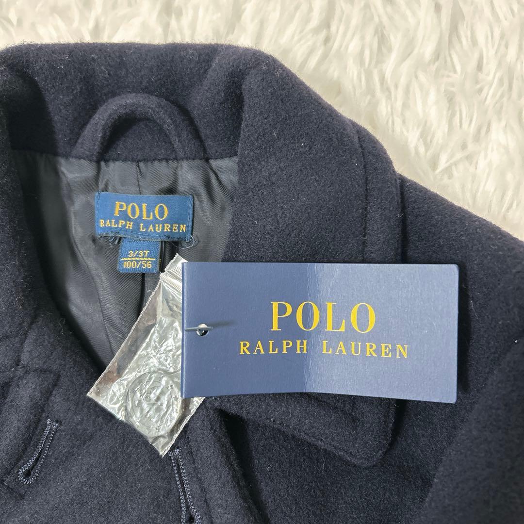 新品タグ付✨ポロラルフローレン　ウールコート　Pコート　キッズ　100