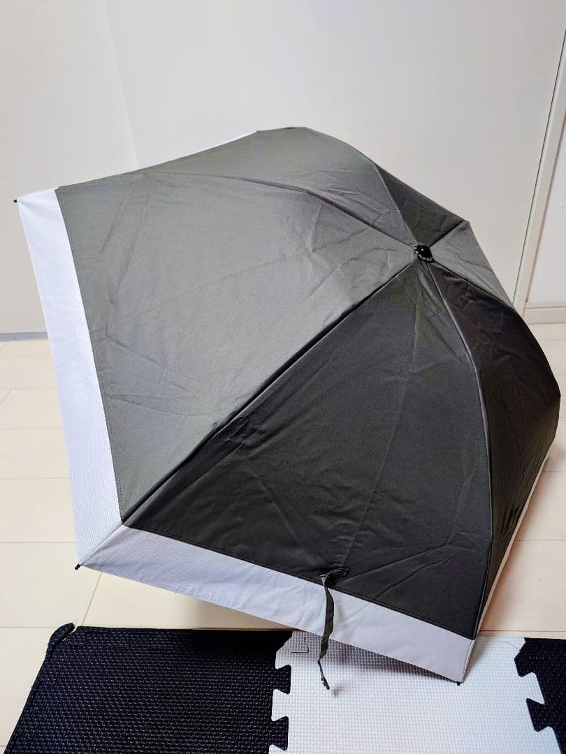 サンバリア100　3段折/コンビ　モスグレー