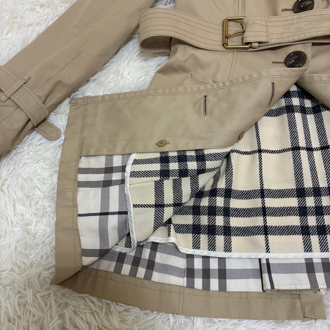 BURBERRY BLUE LABEL　トレンチコート　ライナー付　ベルト　38
