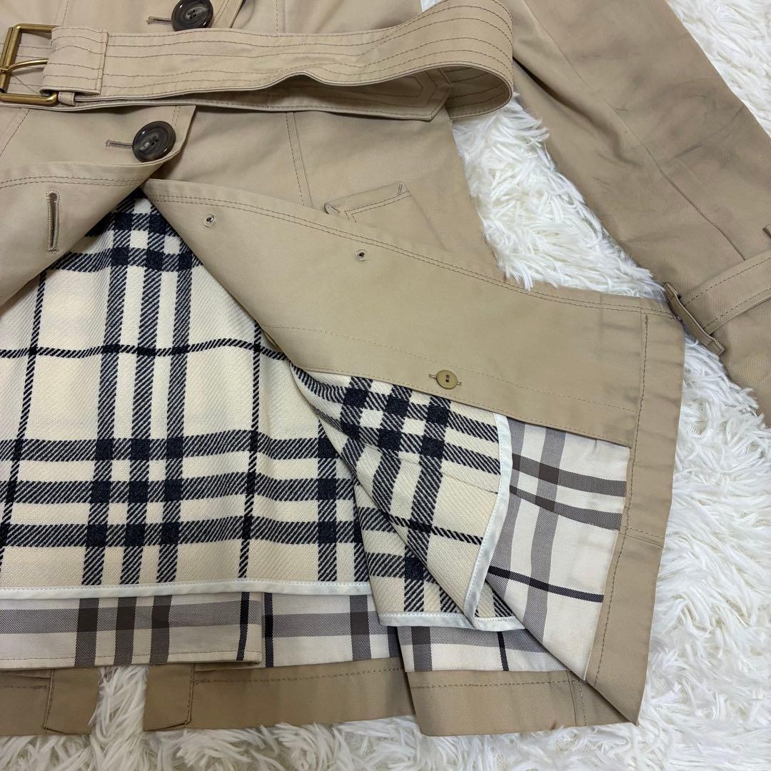 BURBERRY BLUE LABEL　トレンチコート　ライナー付　ベルト　38