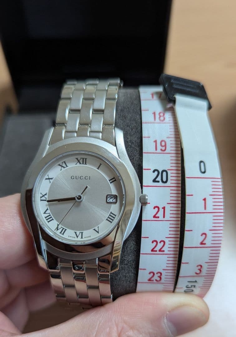 GUCCI アナログ時計 5500M 未使用品