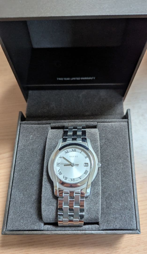 GUCCI アナログ時計 5500M 未使用品