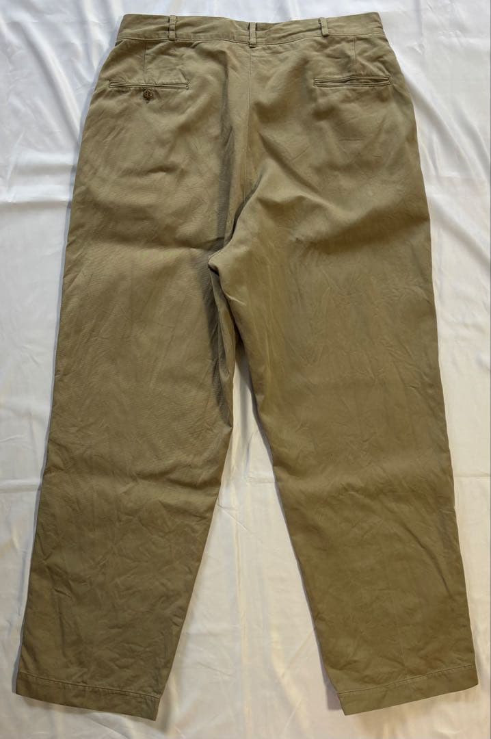 60s ミリタリーチノ 実物本物38×33 実寸（37×32）