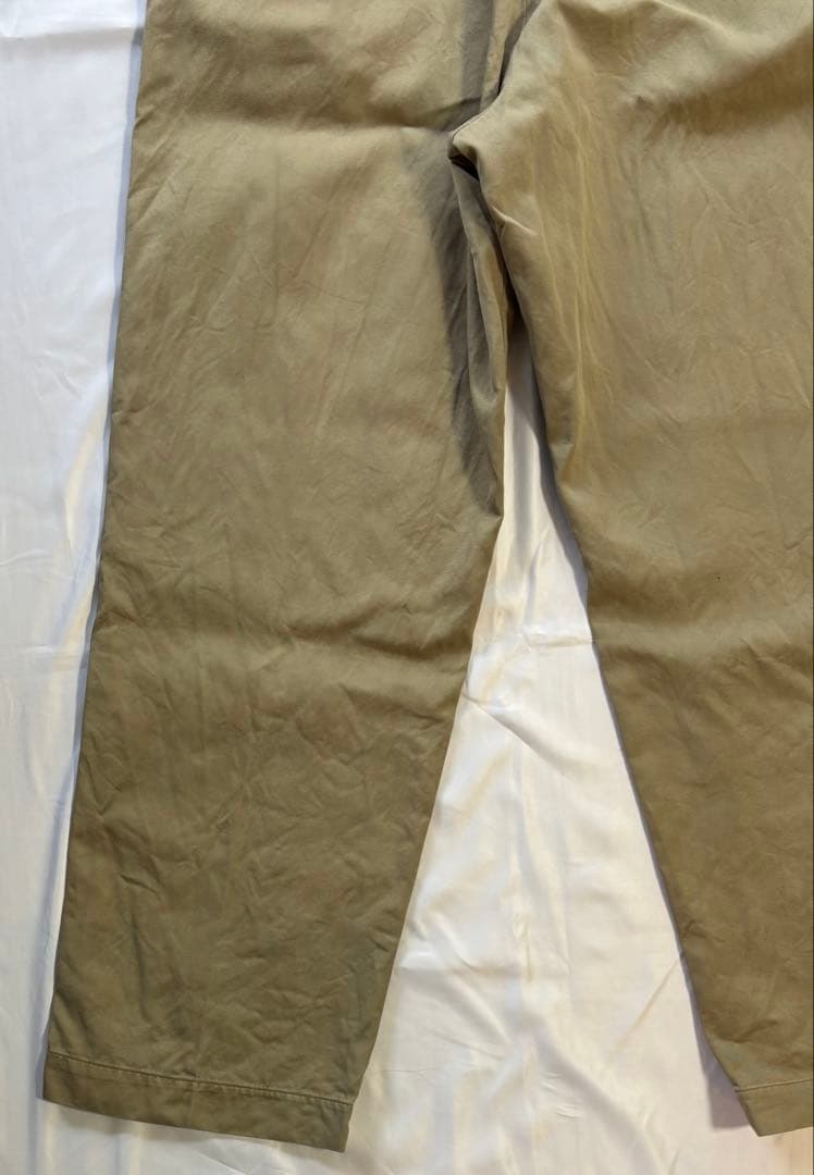 60s ミリタリーチノ 実物本物38×33 実寸（37×32）