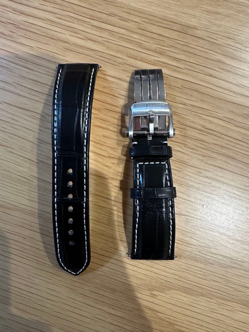 ブライトリング　レザーベルト　純正