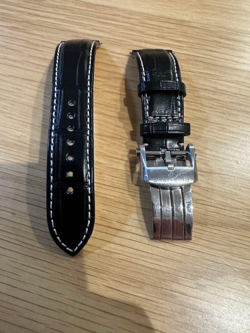 ブライトリング　レザーベルト　純正