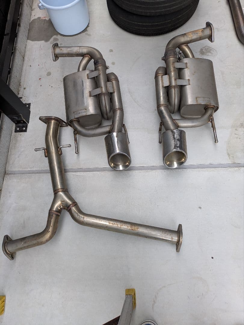 EXART ivsc Exhaust system マークX　マフラー