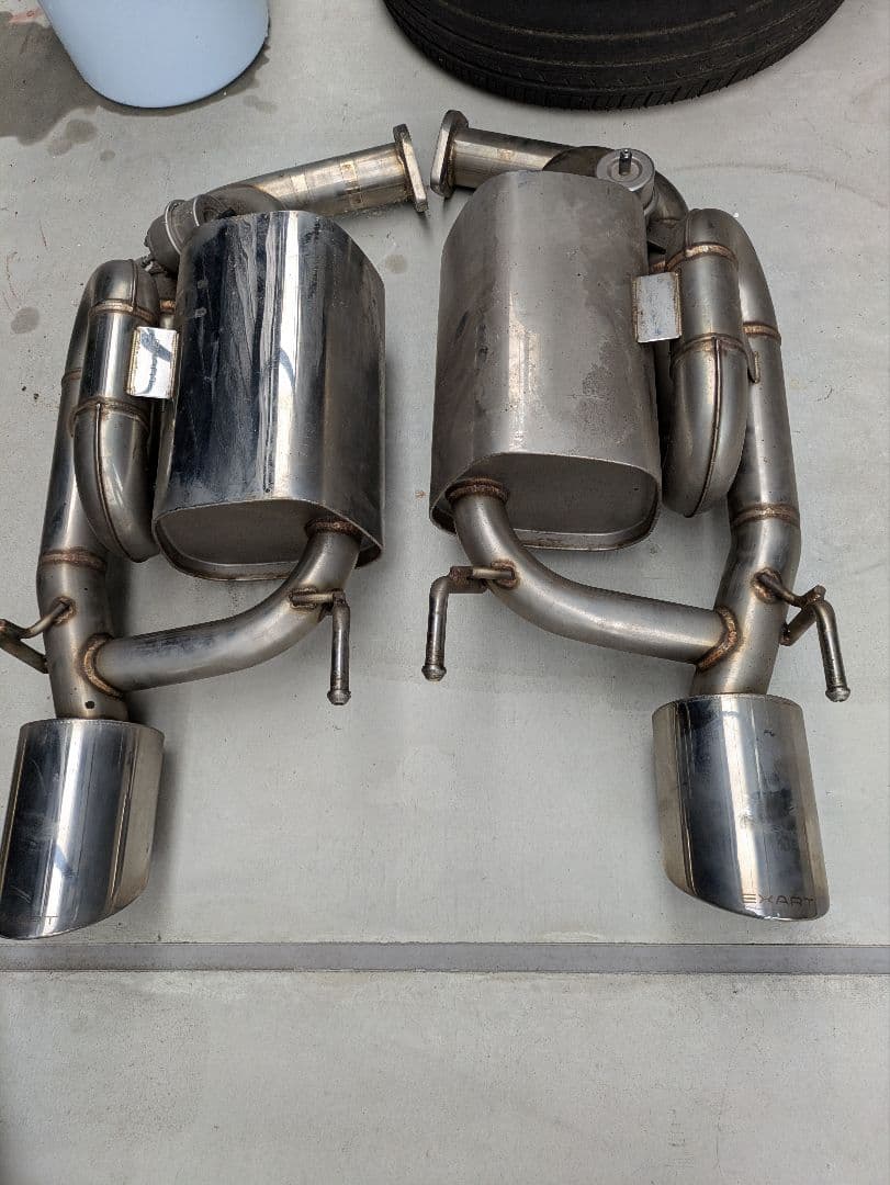 EXART ivsc Exhaust system マークX　マフラー