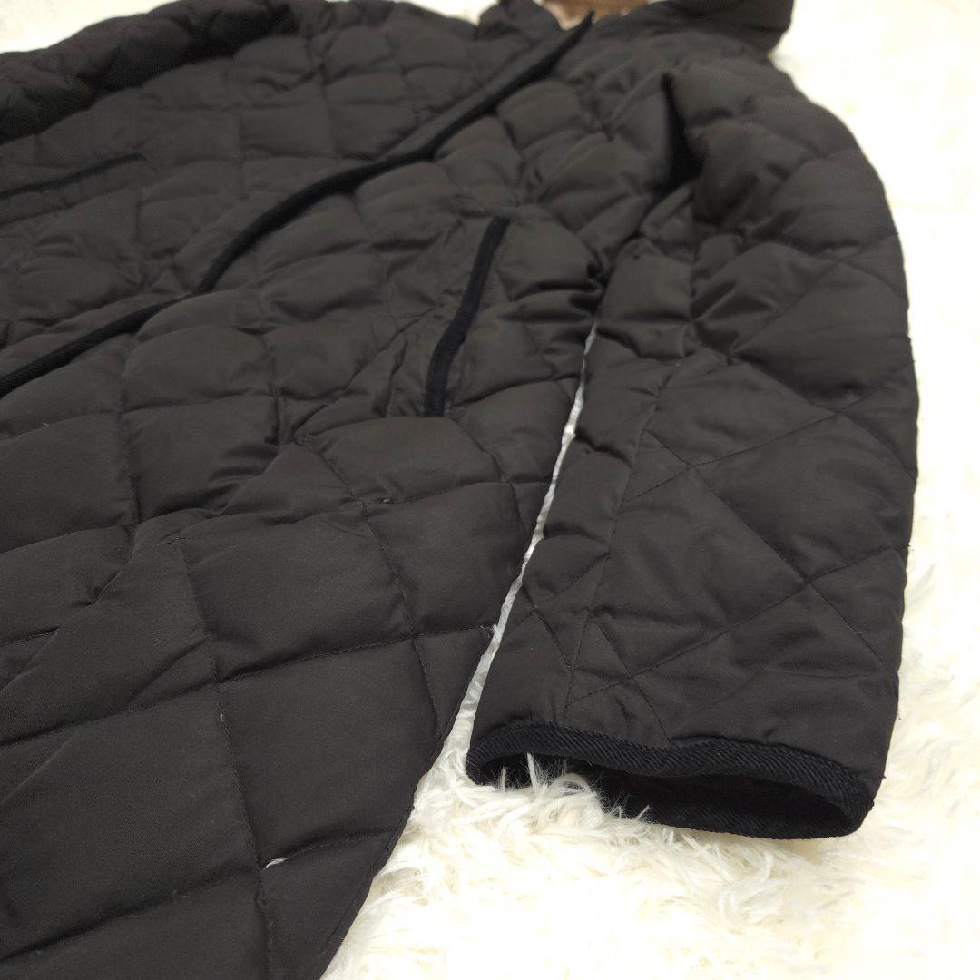 RALPHLAUREN ラルフローレン キルティング ロングコート 中綿 S 黒