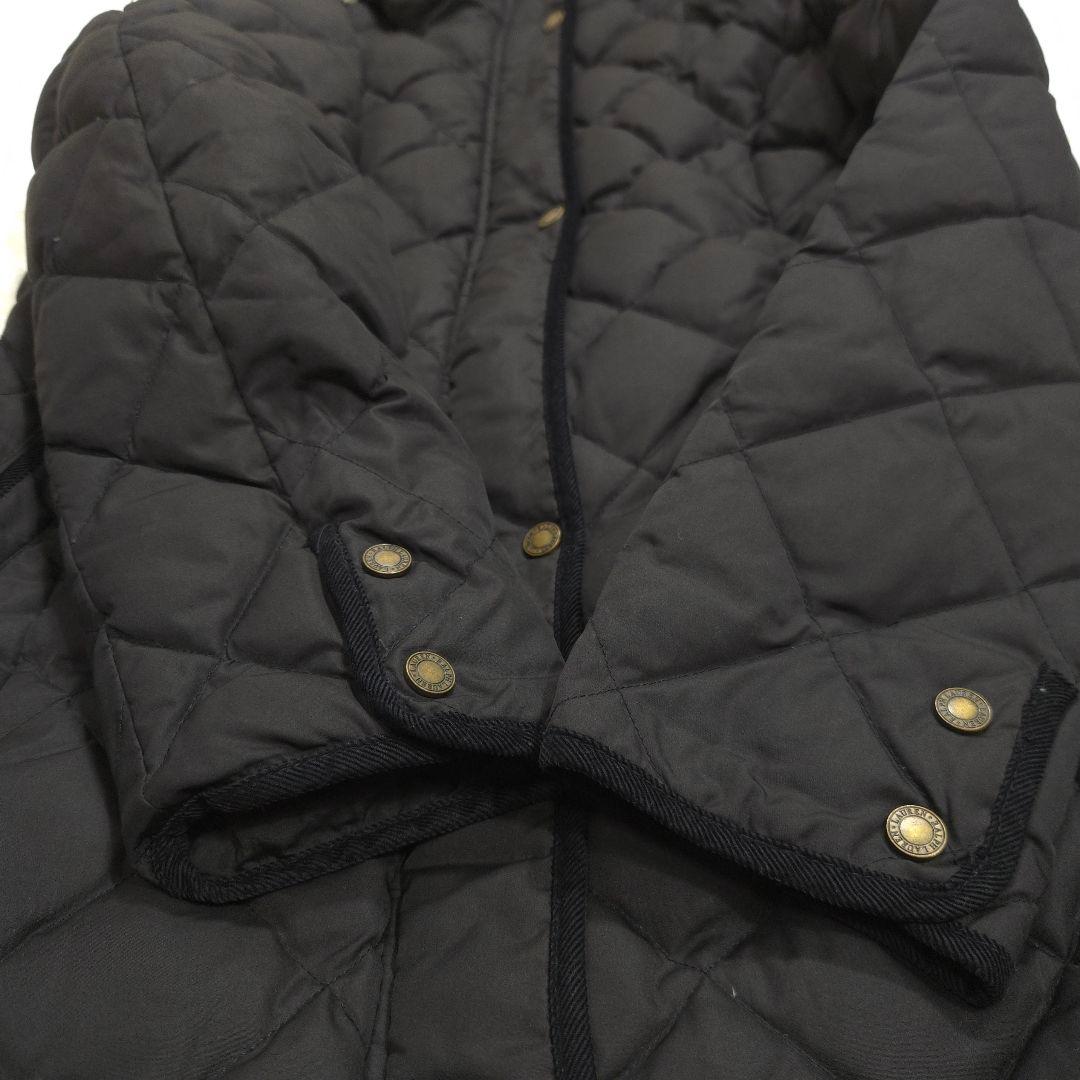 RALPHLAUREN ラルフローレン キルティング ロングコート 中綿 S 黒