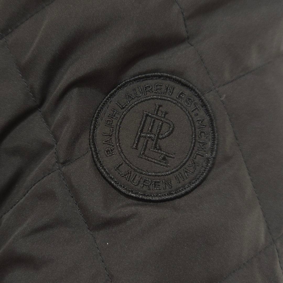 RALPHLAUREN ラルフローレン キルティング ロングコート 中綿 S 黒