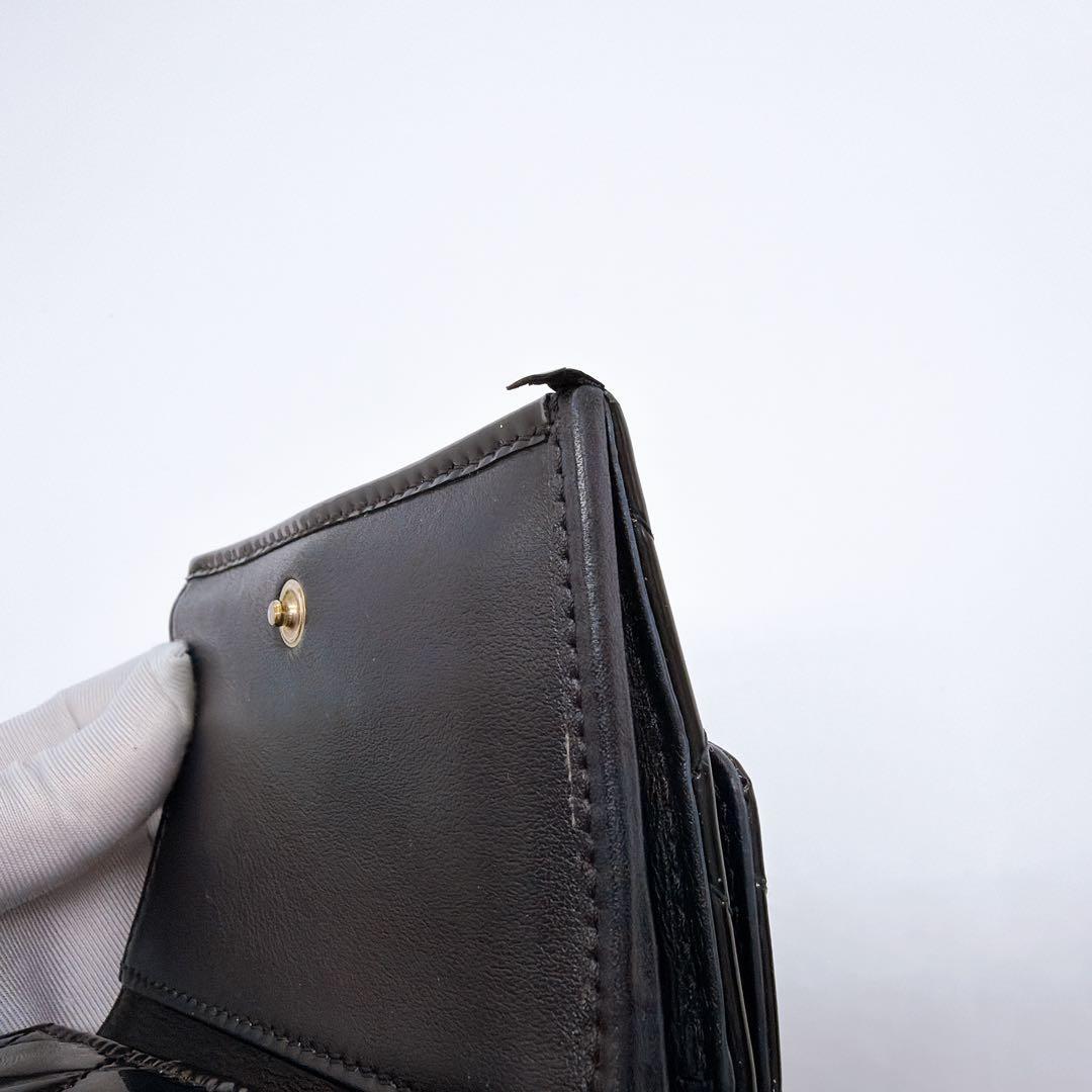 シャネル マトラッセ コンパクトウォレット 三つ折り財布 CHANEL 美品