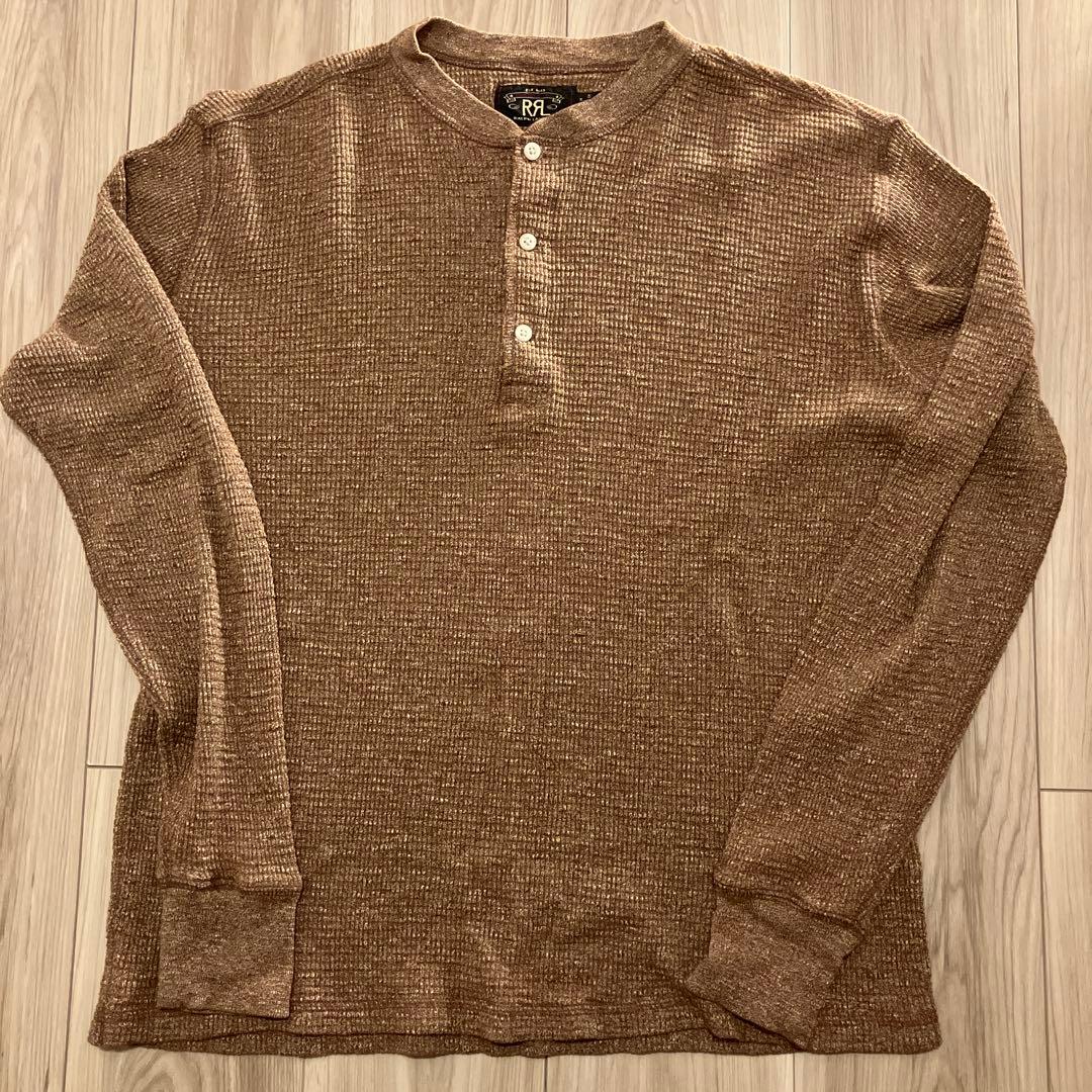 RRL ヘンリーネック　サーマルTシャツ