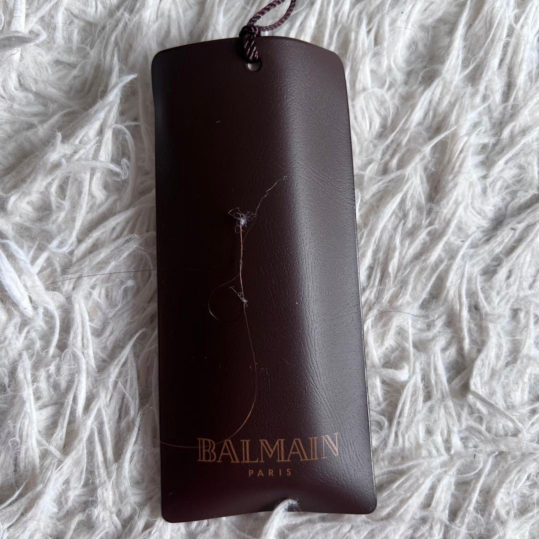 タグ付き 未使用品 バルマン カシミヤフードポンチョ フォックスファー 上質感