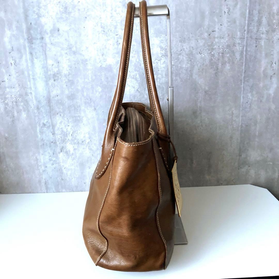 ✨美品✨ genten トートバッグ ブラウン系 A4収納