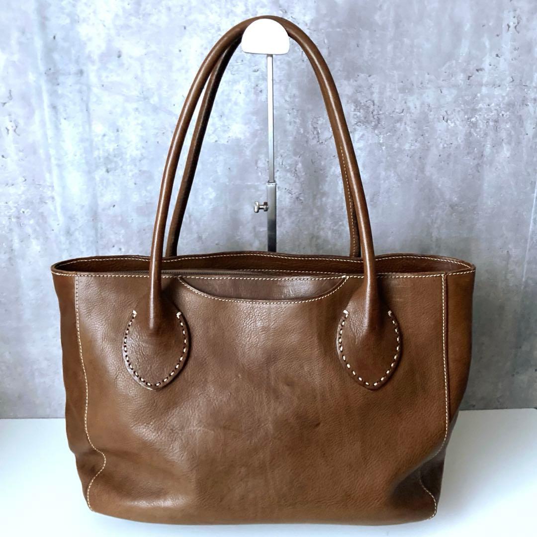 ✨美品✨ genten トートバッグ ブラウン系 A4収納