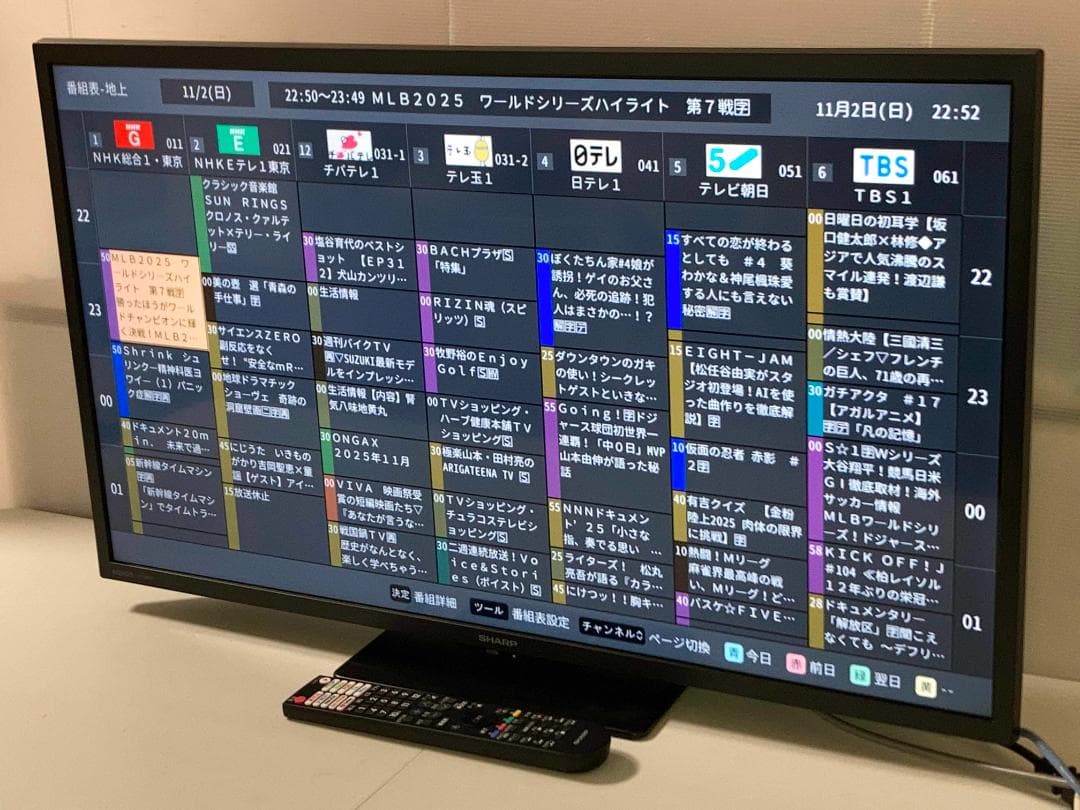 2025年製 SHARP 32型液晶テレビ 2T-C32GF1
