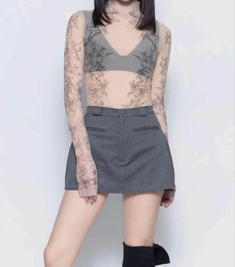 トップス theredthread lily tattoo tops