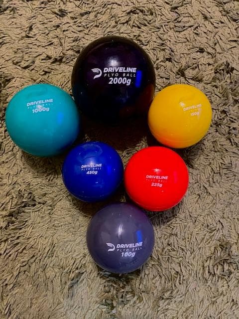 Driveline Baseball プライオボール　全６種セット